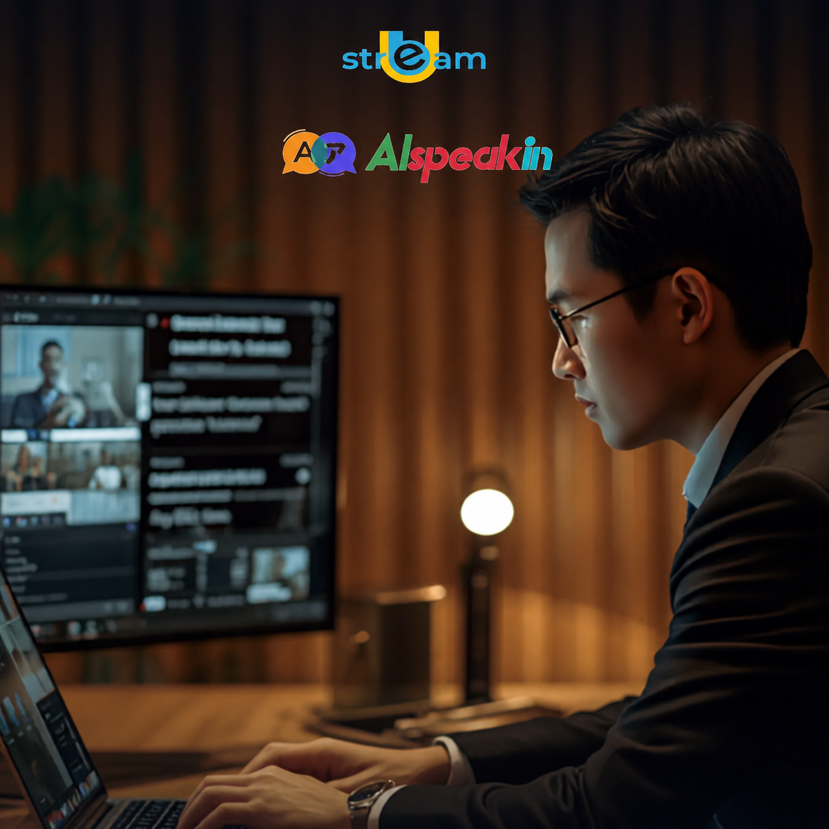 AI Ubestream AIspeakin NA｜AI 非即時語音轉寫翻譯系統（檔案批次）
